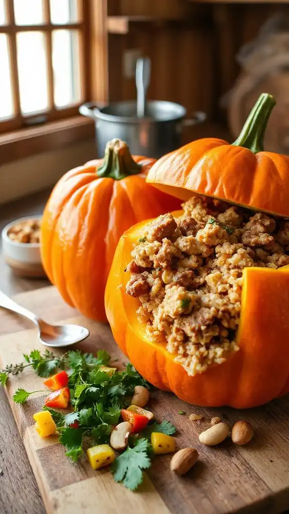 savory sausage rice stuffing