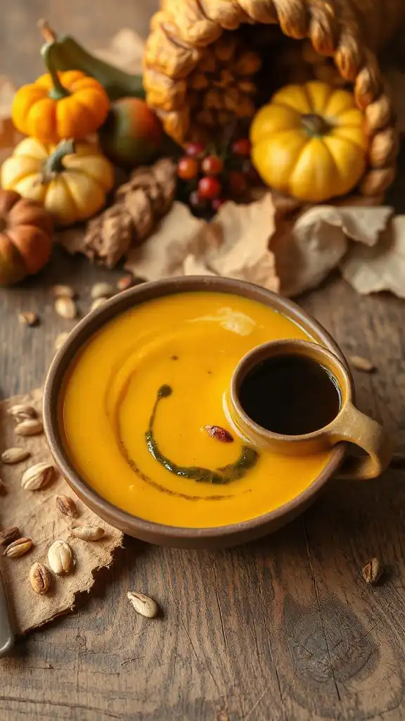 savory squash apple soup