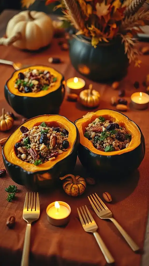 savory stuffed acorn squash