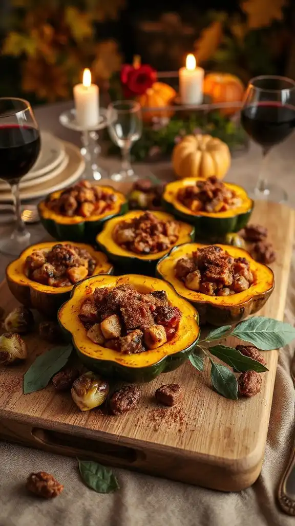 savory stuffed acorn squash savory stuffed acorn squash