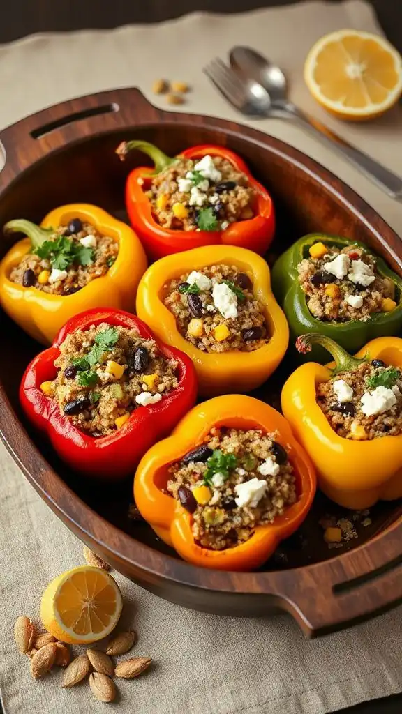 savory stuffed bell peppers