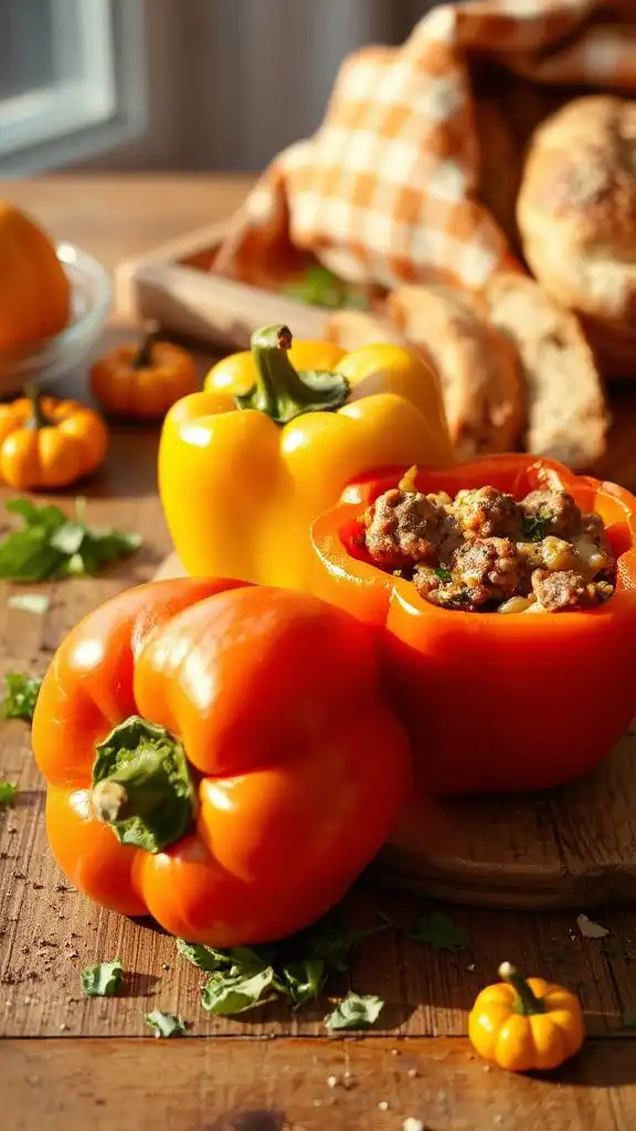 savory stuffed bell peppers