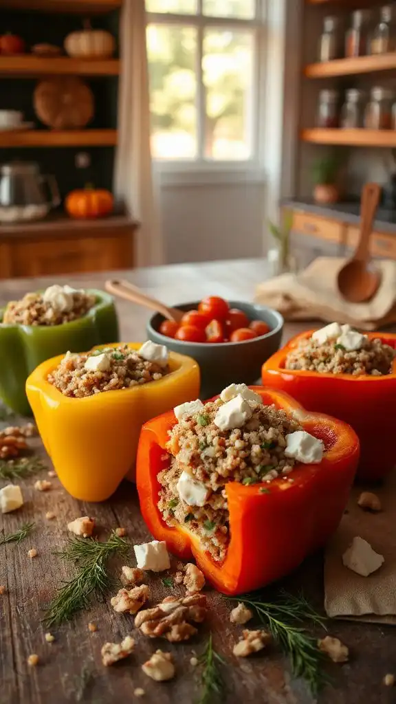 savory stuffed bell peppers