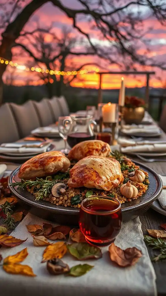 savory stuffed chicken thighs