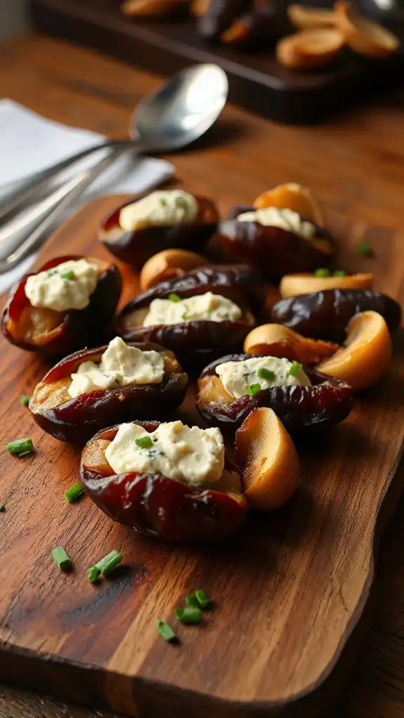 savory stuffed date appetizer