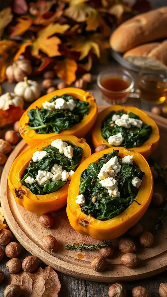 savory stuffed delicata squash
