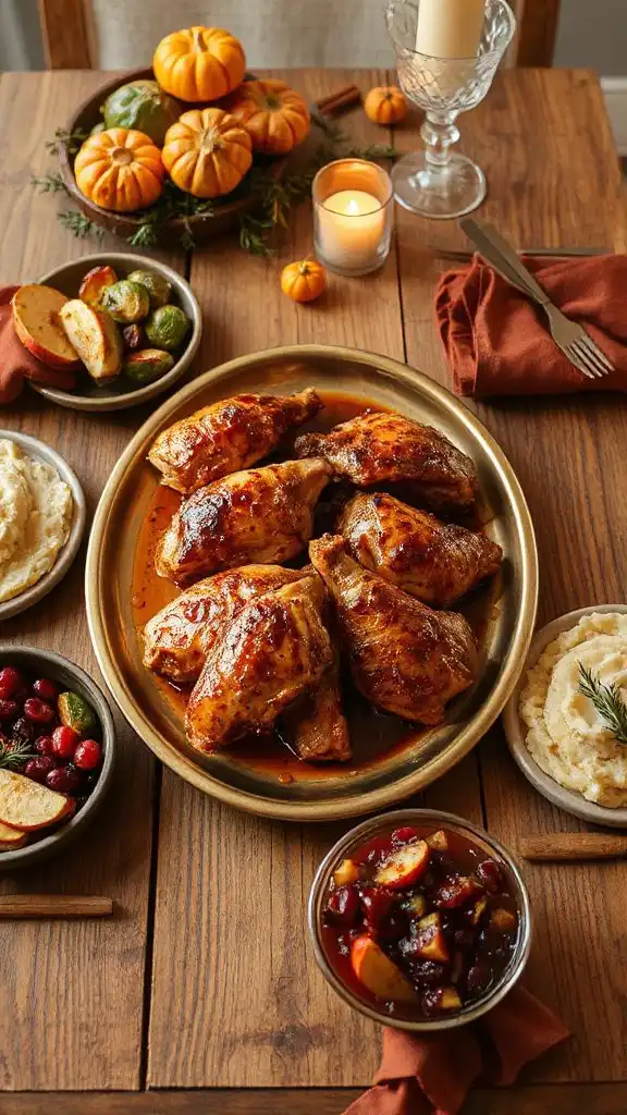 savory sweet apple cider chicken