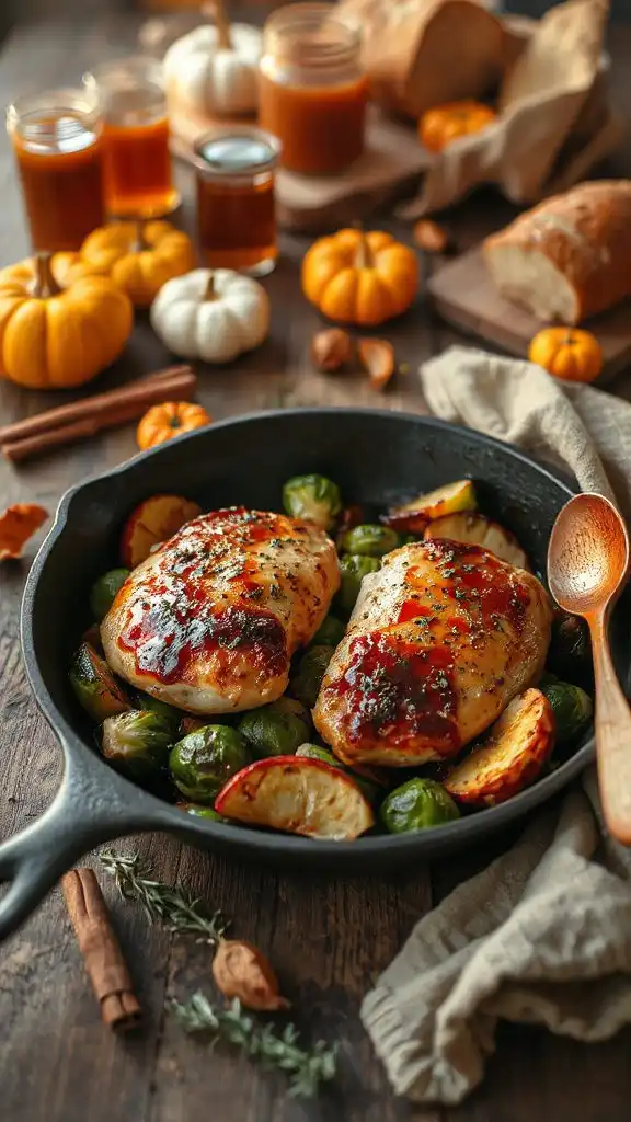 savory sweet autumn chicken dish savory sweet autumn chicken dish