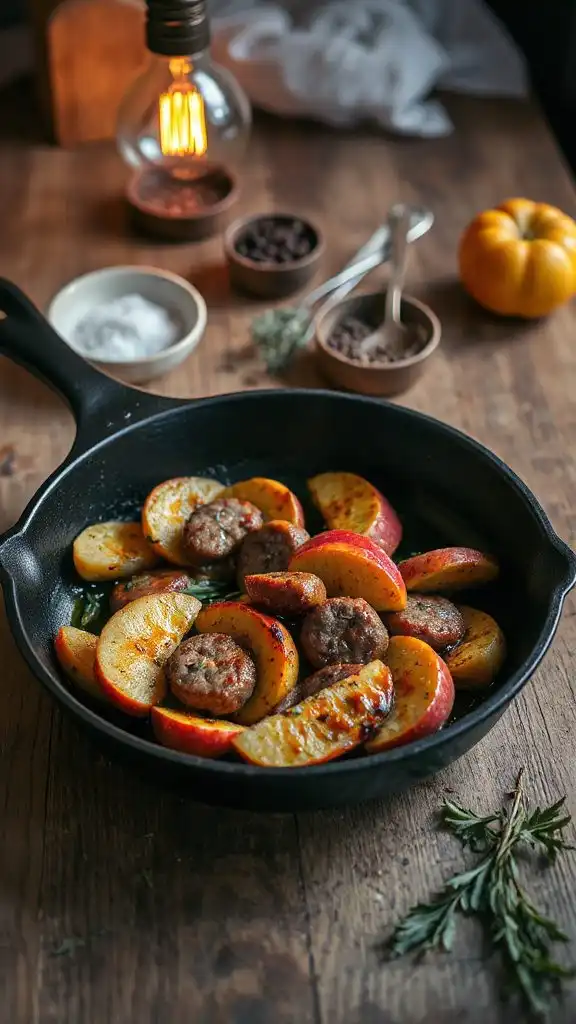 savory sweet autumn skillet dish
