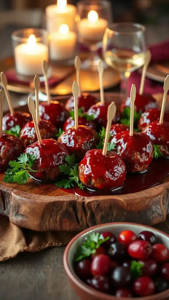 savory sweet cranberry meatballs recipe