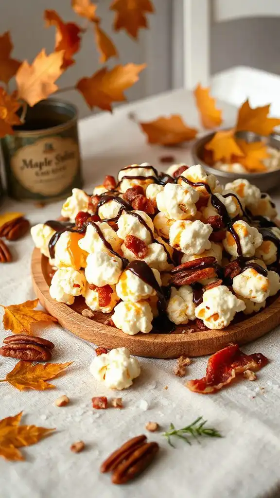 savory sweet popcorn snack