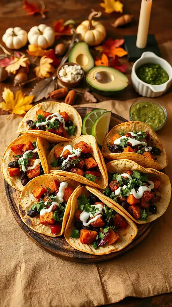 savory sweet potato tacos