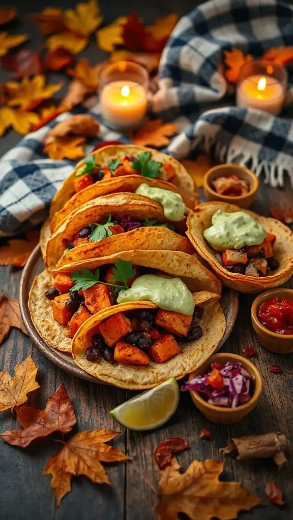 savory sweet potato tacos