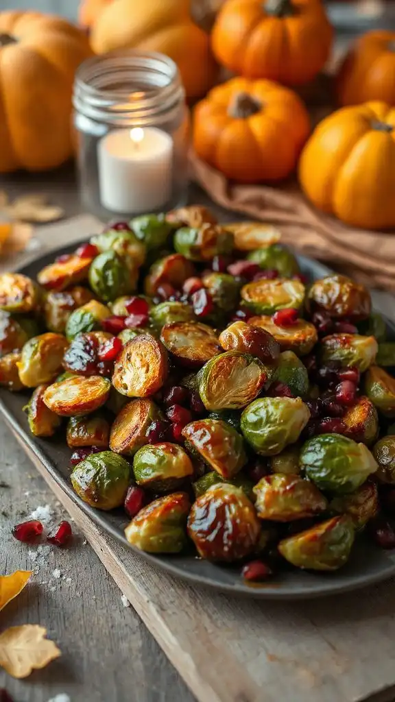 savory sweet roasted brussels sprouts