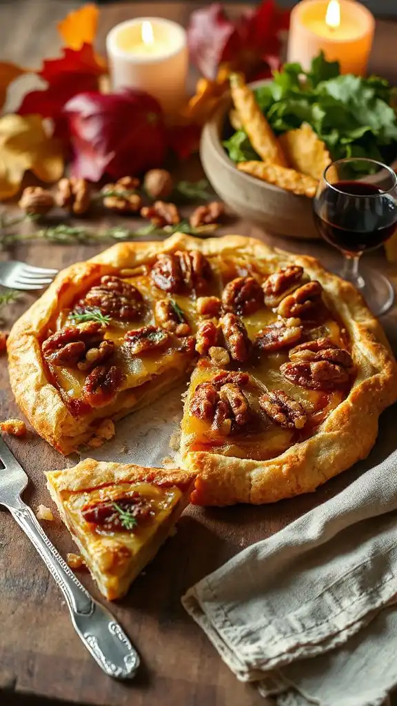 savory tart with sweetness