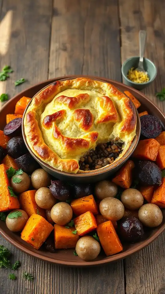 savory vegetarian shepherd s pie