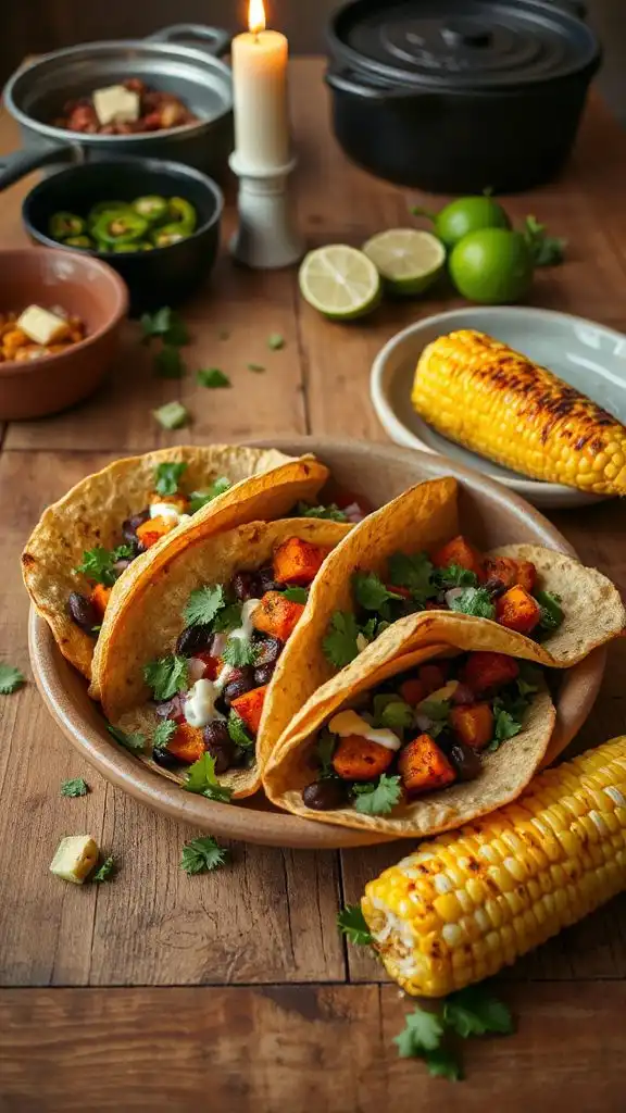 savory vegetarian taco recipe