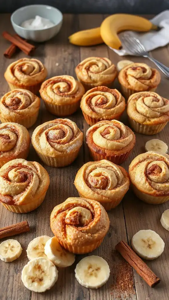 scrumptious cinnamon swirl muffin tops