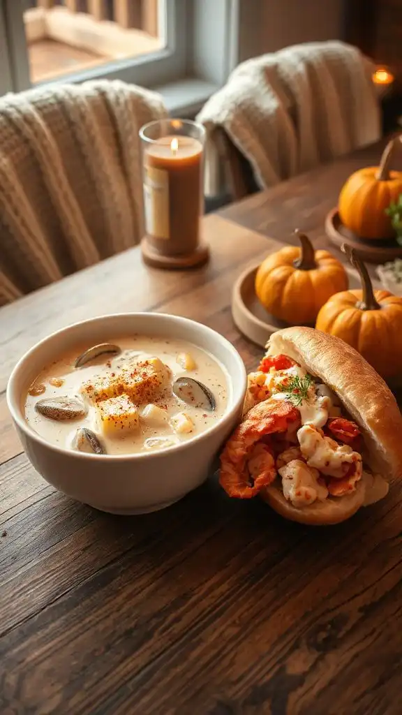 seafood comfort food duo