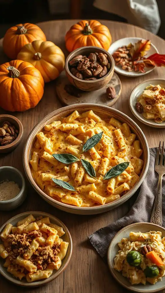 seasonal butternut squash mac and cheese