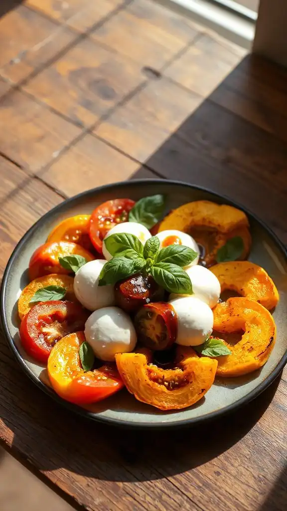 seasonal caprese salad delight