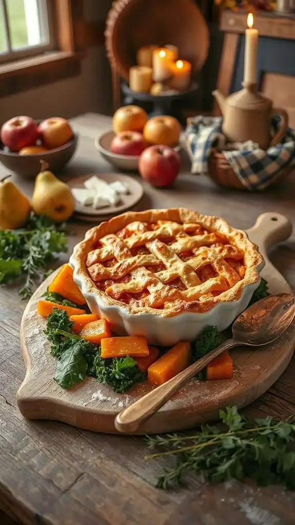 seasonal chicken vegetable pot pie