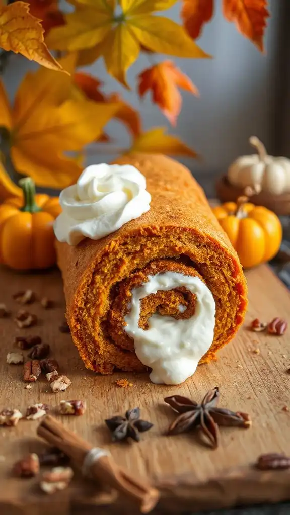 seasonal spiced pumpkin dessert
