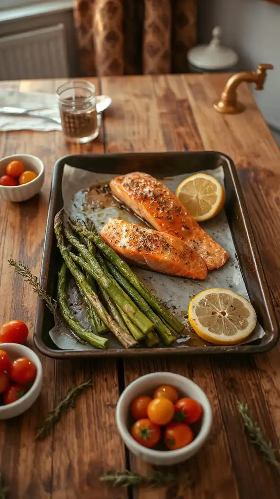 sheet pan salmon dinner sheet pan salmon dinner