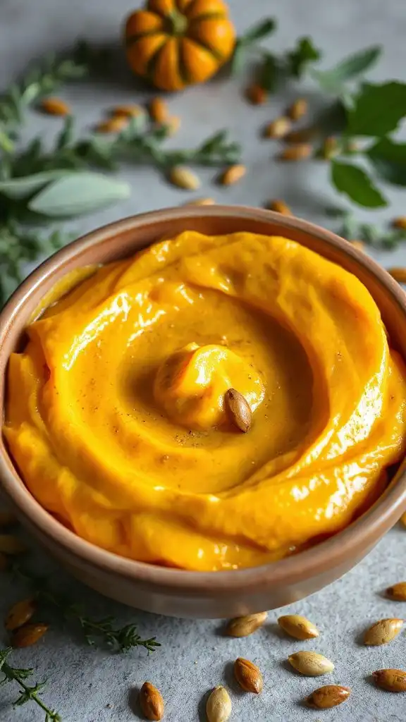 silky potato pumpkin mash