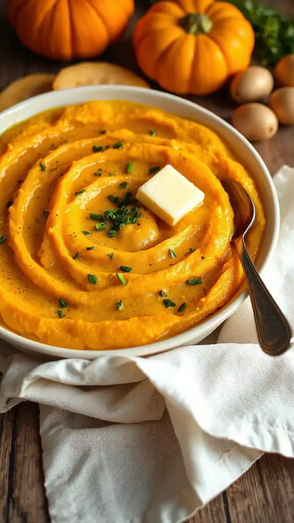 silky potato pumpkin mash recipe