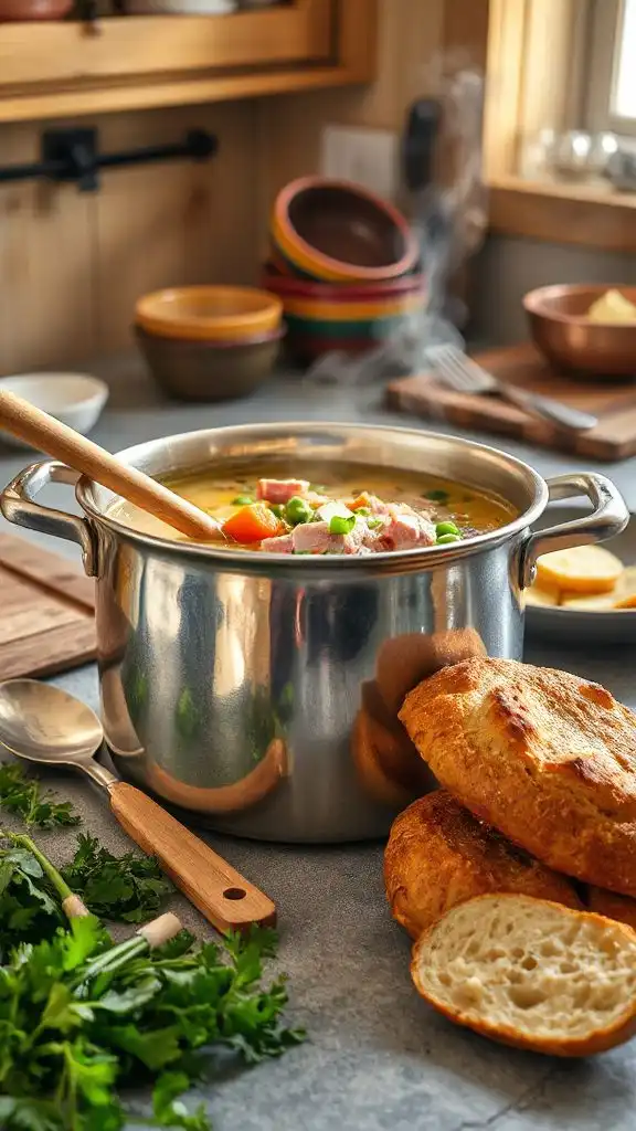 simmer hearty ham chowder simmer hearty ham chowder