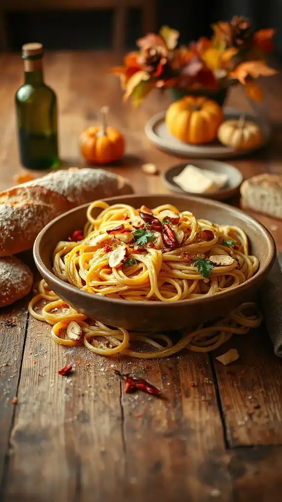simple garlic spaghetti delight