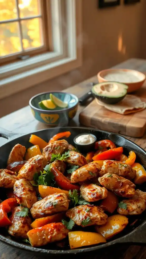 sizzling tex mex chicken fajitas sizzling tex mex chicken fajitas