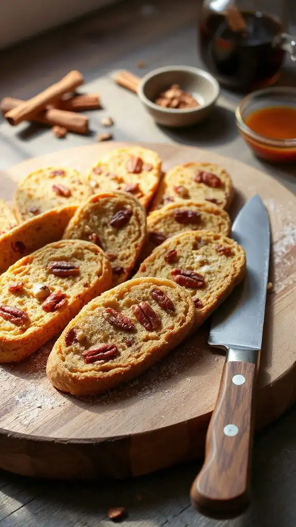 slice biscotti for crispiness