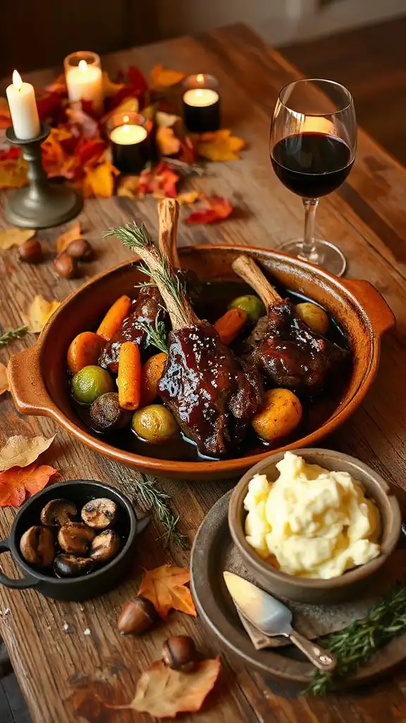 slow cooked lamb shanks entr e slow cooked lamb shanks entr e