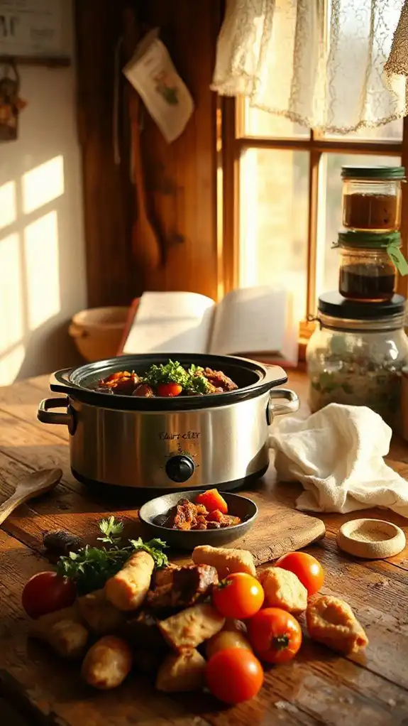 slow cooker hearty beef stew