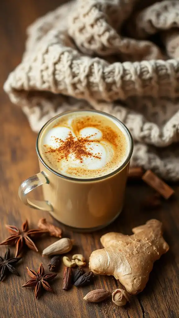 slow cooker spiced chai latte