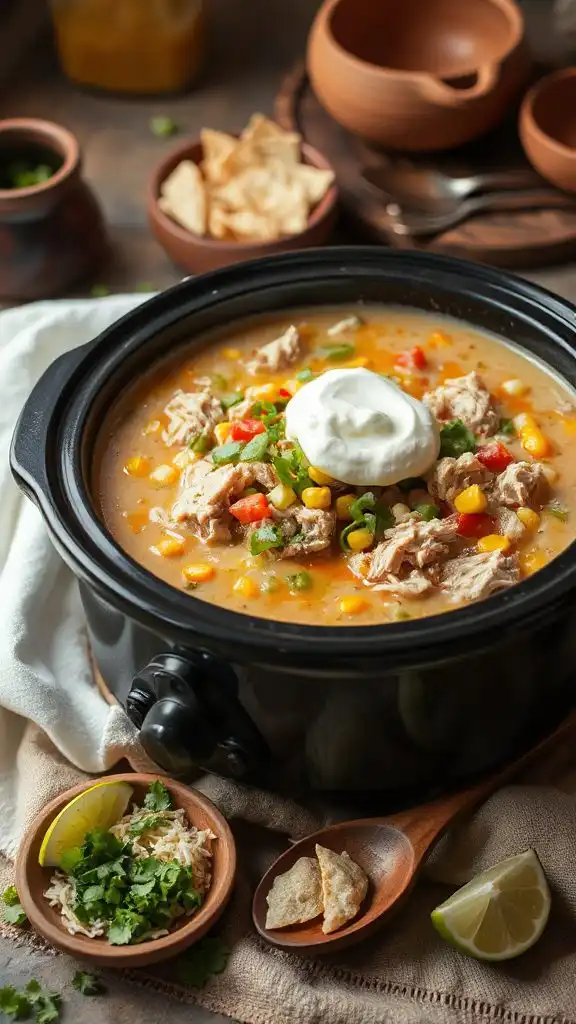 slow cooker turkey chili