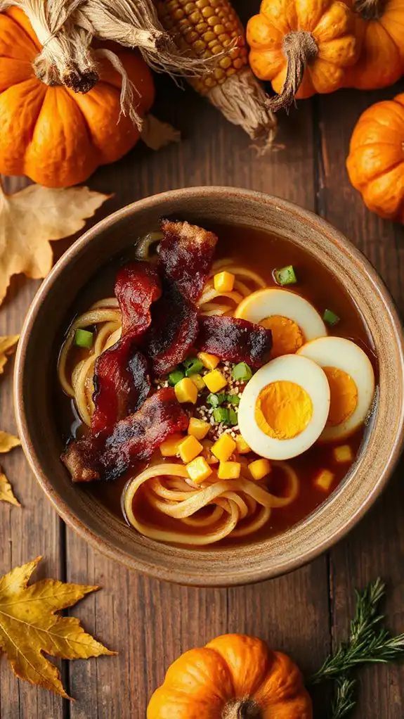 smoky bacon corn ramen