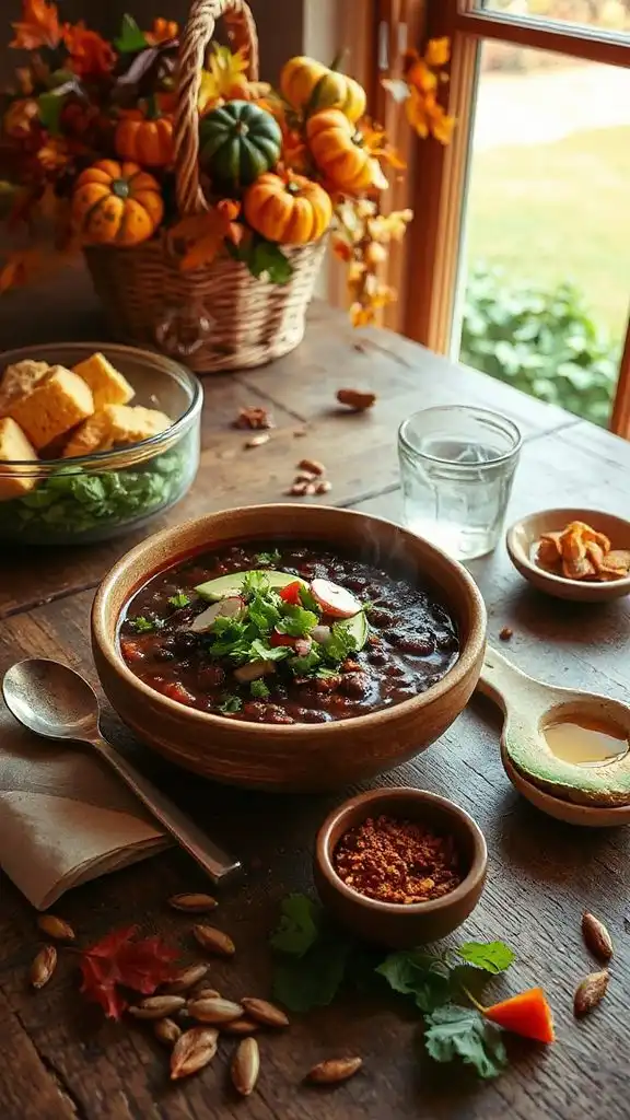 smoky black bean chili recipe