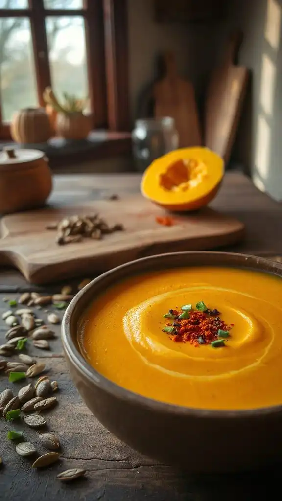 smoky butternut squash soup