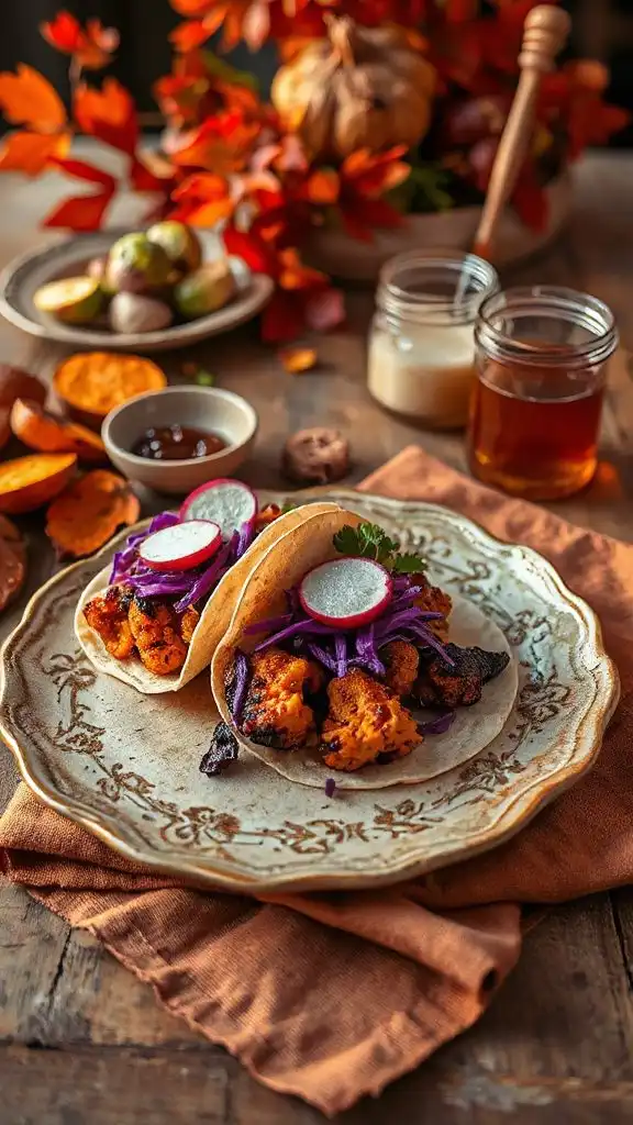smoky flavorful meatless tacos
