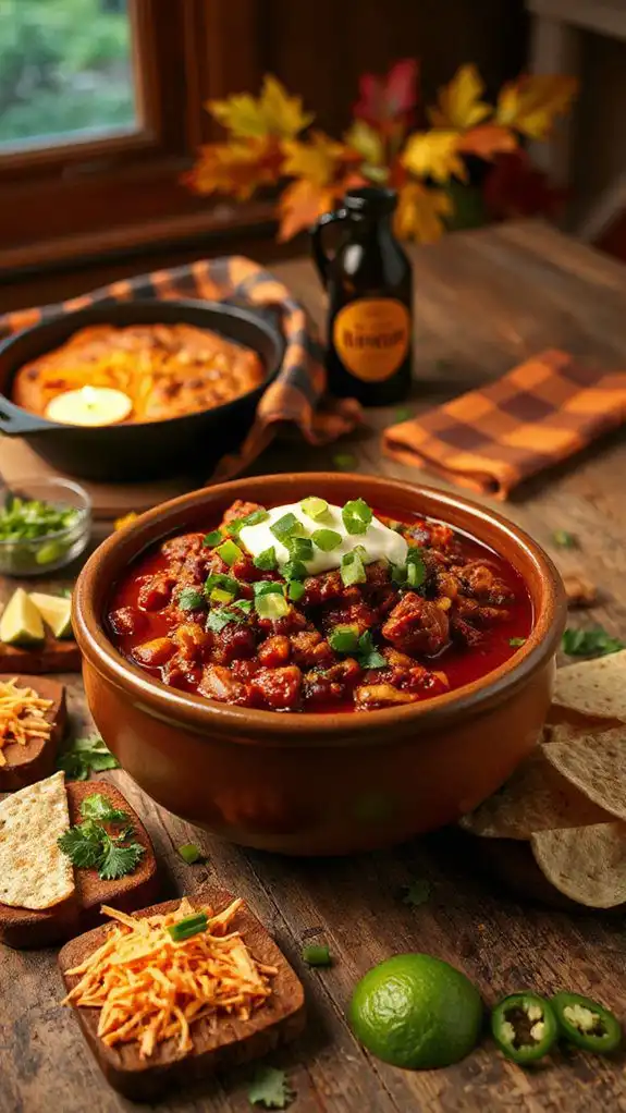 smoky pulled pork chili