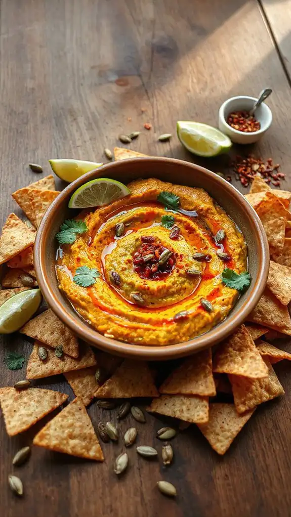smoky pumpkin chipotle guacamole
