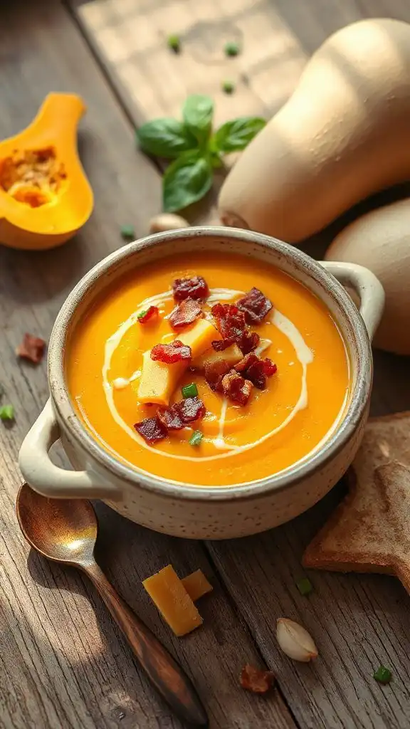smoky savory squash soup