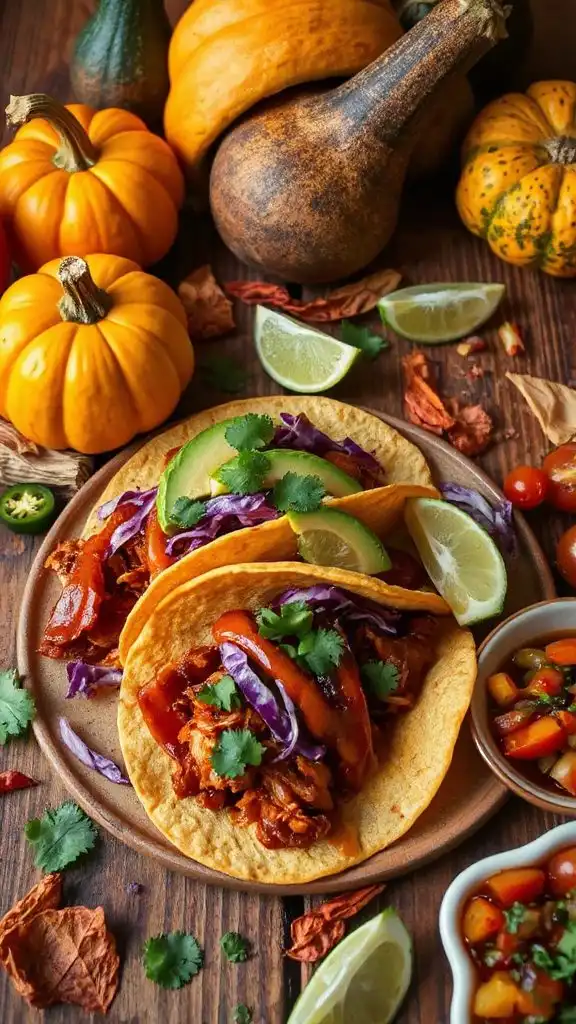 smoky vegan jackfruit tacos
