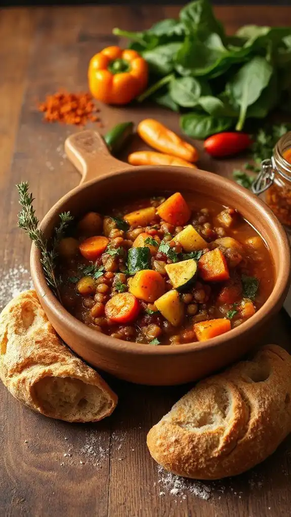 smoky vegetable lentil stew smoky vegetable lentil stew