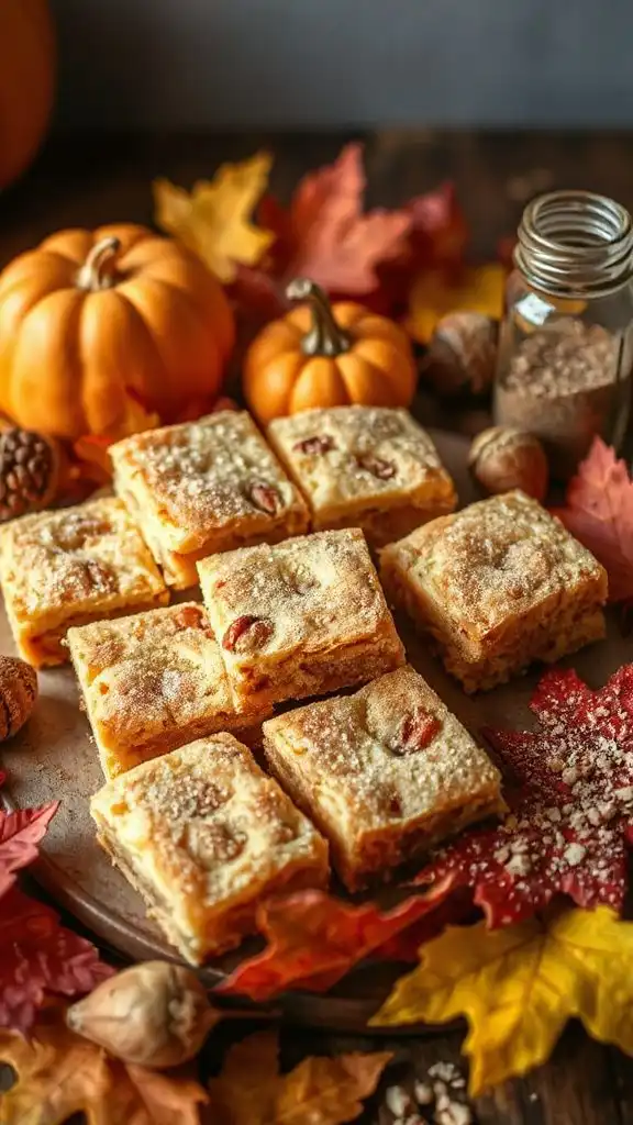 snickerdoodle blondies dessert recipe