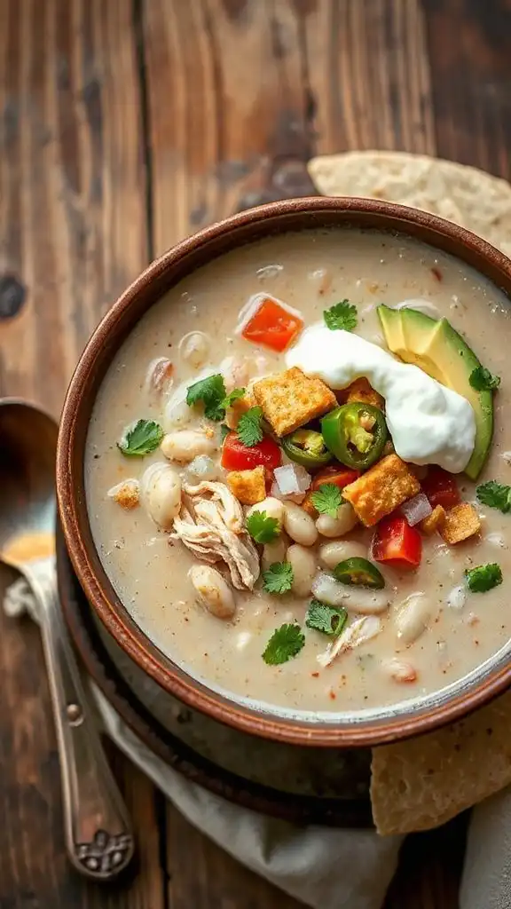 southwest white turkey chili