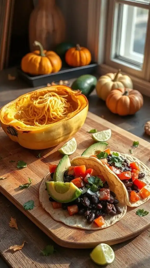spaghetti squash tacos recipe